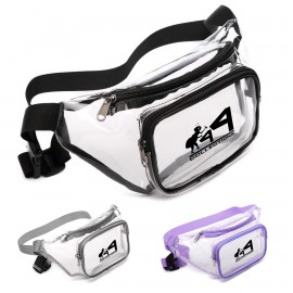Transparent PVC Waist Bag with Logo
