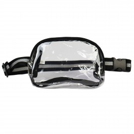 Biodegradable Clear Fanny Packs-II with Logo