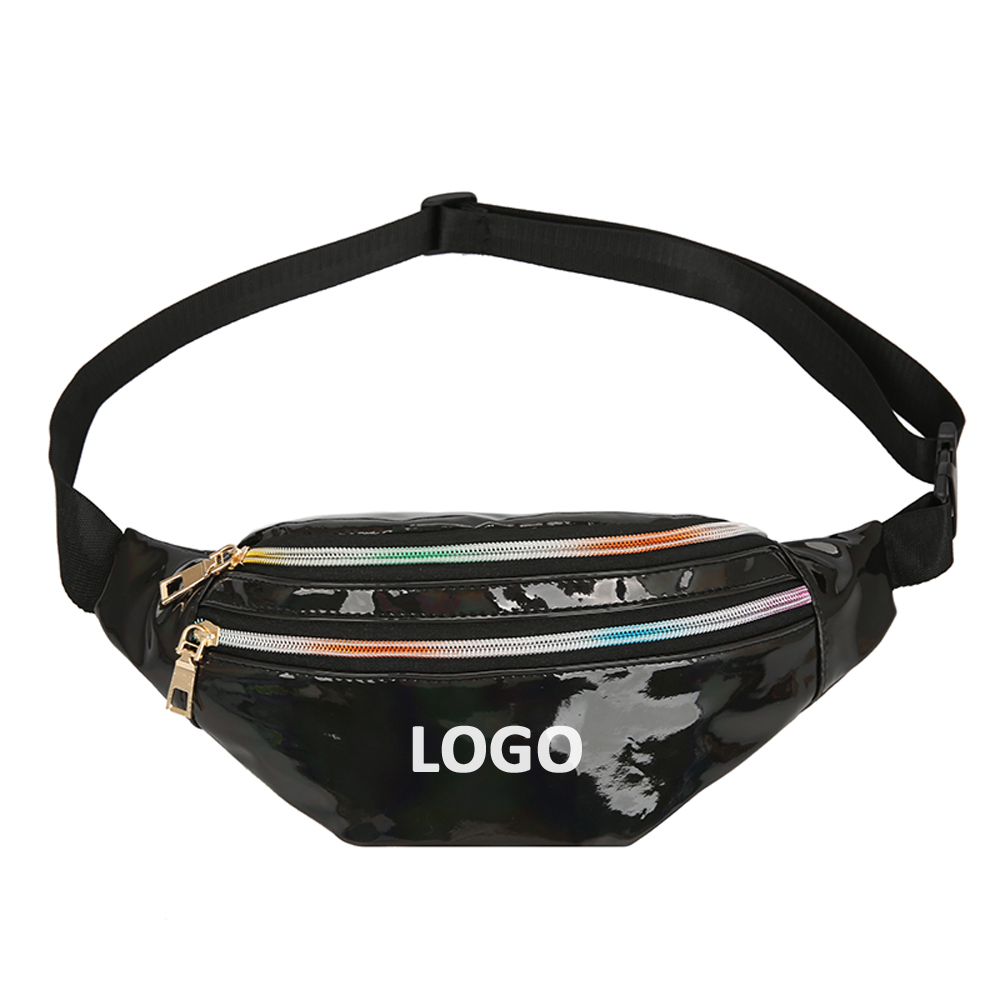 Laser Holographic Fanny Pack Waist Bag Logo Branded