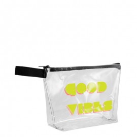 Personalized Clear Vinyl Bag w/Hand Strap