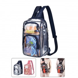 Clear Sling Bag with Logo