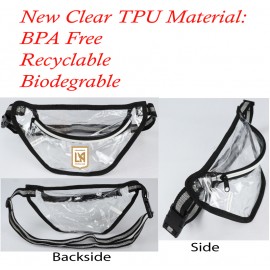 Recyclable And Biodegrable Clear TPU Fanny Pack with Logo