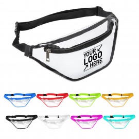 Transparent Fanny Pack - Clear, Stylish, and Convenient with Logo  Transparent Fanny Pack - Clear, Stylish, and Convenient with Logo