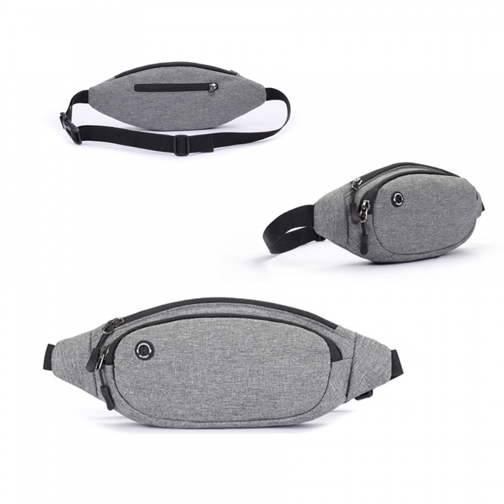 2 Zippered Sport Fanny Pack Custom Embroidered 2 Zippered Sport Fanny Pack Custom Embroidered
