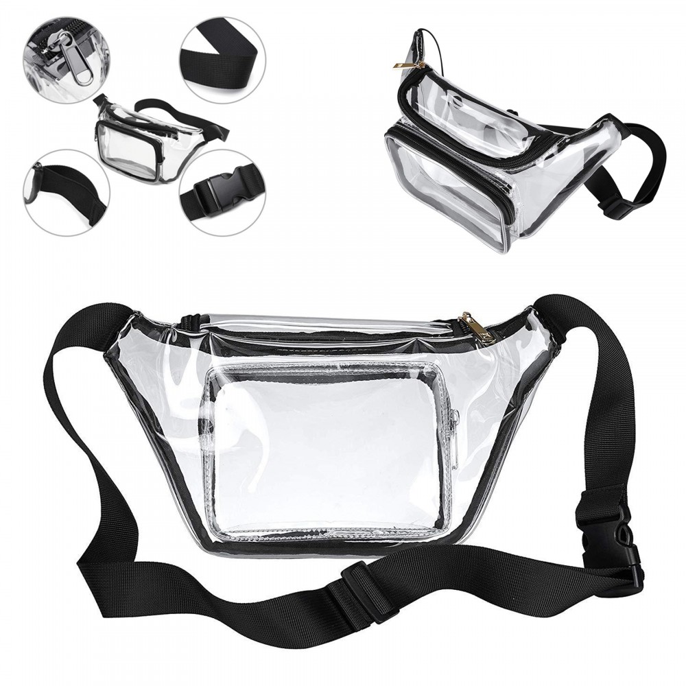 Transparent PVC Waterproof Waist Bag Logo Branded Transparent PVC Waterproof Waist Bag Logo Branded
