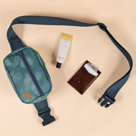 Small Hip Bag (1000D RPET)- 4CP with Logo