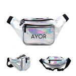 Holographic Rave Fanny Pack with Logo