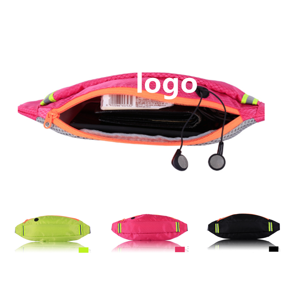 Fitness Fanny Pack With Zipper Pocket with Logo