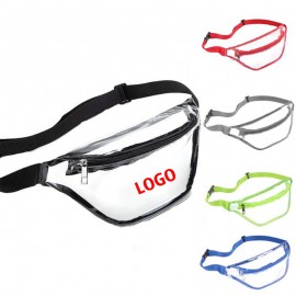 Logo Branded Clear Fanny Pack  Logo Branded Clear Fanny Pack