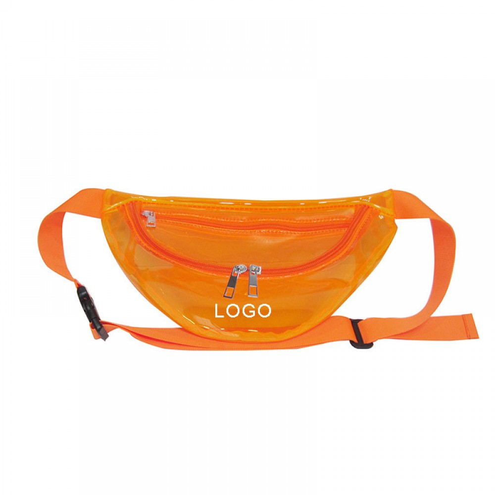 Imprinted Translucent Color Fanny Packs with Logo
