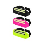 Personalized Ultra Thin Reflective Fitness Waist Bag w/Double Pouch