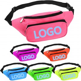 Neon Fanny Bag with Logo