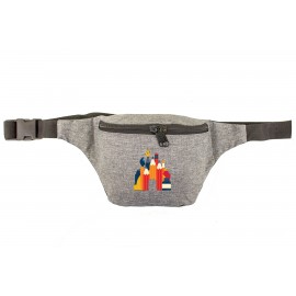 Personalized Basic Heather Gray Fanny Pack