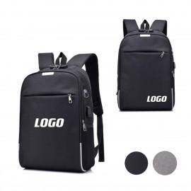 Casual Laptop Backpack with Logo