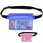 Waterproof PVC Pouch Bag with Adjustable Waist Strap with Logo