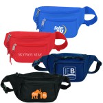 Personalized Poly Three Zipper Fanny Pack