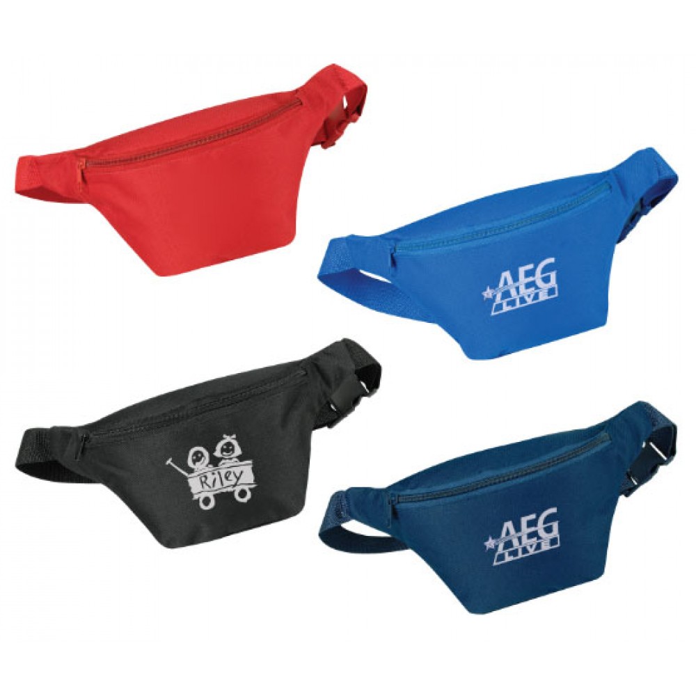 Logo Branded 600 Denier Polyester Fanny Pack Logo Branded 600 Denier Polyester Fanny Pack
