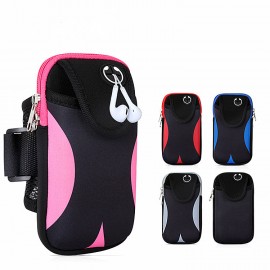 Personalized Multi functional Outdoor Sports Water Resistant Neoprene Cellphone Armband