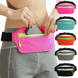 Ultra Slim Running Belt Fanny Pack with Logo