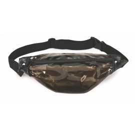 Personalized Transparent Black Fanny Pack