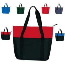 Personalized Q-Tees Shopping Polyester Zipper Bag  Personalized Q-Tees Shopping Polyester Zipper Bag