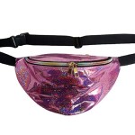 Holographic fanny pack Logo Branded