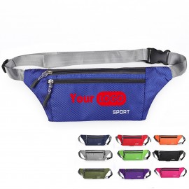 Logo Branded Adjustable Waterproof Fanny Pack Purse Water Bottle Waist Bag Shoulder Strap Belt For Lady Crossbody