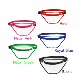 Clear PVC Fanny Bag with Logo