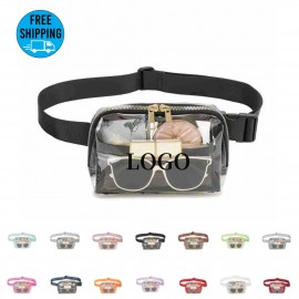 Clear Fanny Pack Stadium Approved Belt Bag with Adjustable Strap with Logo  Clear Fanny Pack Stadium Approved Belt Bag with Adjustable Strap with Logo