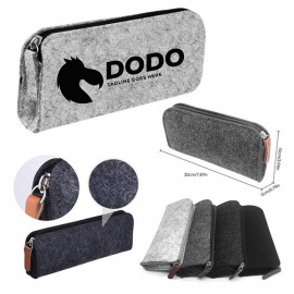 Felt Pen Pouch Flat Style with Logo