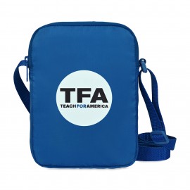 Arlo rPET Mini Crossbody - Royal Blue with Logo