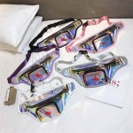 Holographic Transparent Waist Bag Logo Branded