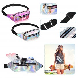 Promotional Waterproof Outdoor Shiny Holographic Waist Bags  Promotional Waterproof Outdoor Shiny Holographic Waist Bags