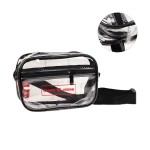 Logo Branded Rectangle Clear Fanny Pack