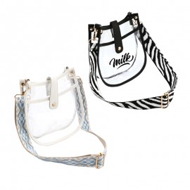 Customized Clear Shoulder Crossbody Bag