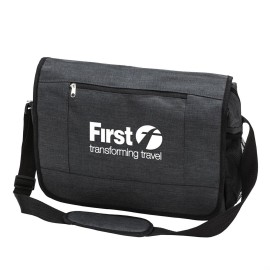 Harrow Messenger Bag with Logo