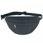 Poly Two Pocket Sports Fanny Pack with Logo