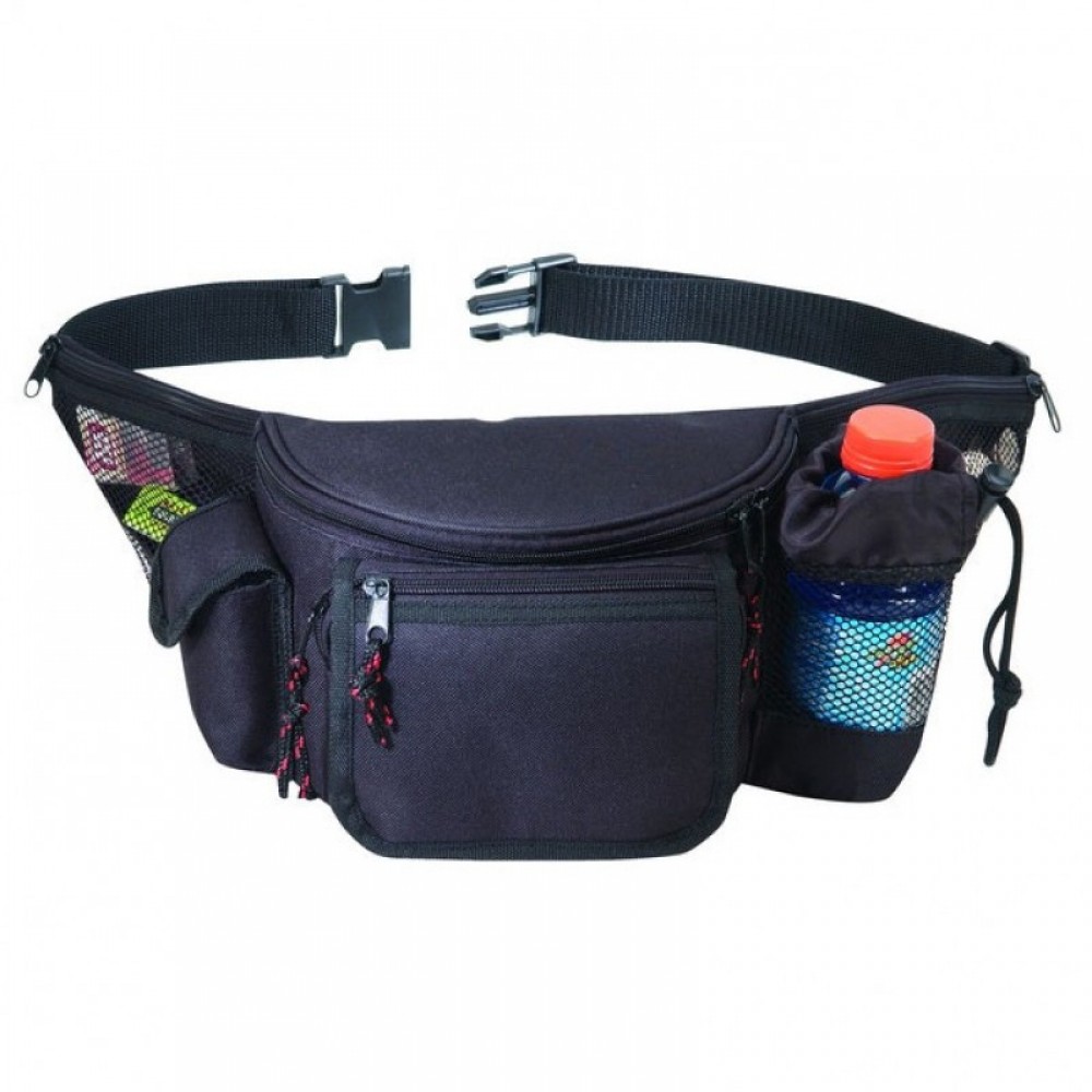 Custom Embroidered Seven-Zipper Fanny Pack Custom Embroidered Seven-Zipper Fanny Pack