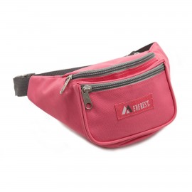 Promotional Everest Small Rose Red/Gray Signature Waist Pack  Promotional Everest Small Rose Red/Gray Signature Waist Pack