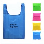 210D Recycling Folding Trave/ Shop Bag Custom Imprinted