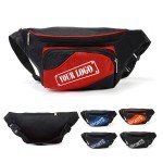 Sports Fanny Pack w/ Zippered Pockets with Logo