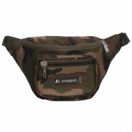 Everest Woodland Camo Waist Pack, Large with Logo