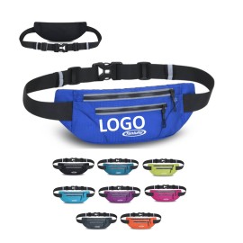 Customized Waterproof Night Running Reflective Waist Bag  Customized Waterproof Night Running Reflective Waist Bag