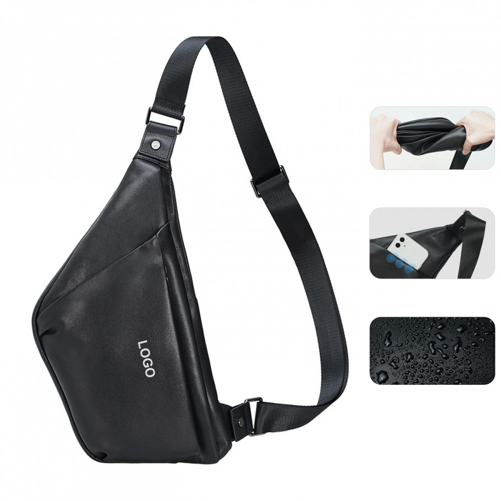 Promotional Leather Sling Bag (direct import)