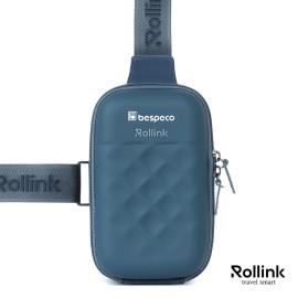 Rollink Go Mini Bag Hard Shell Sling Travel Bag - Storm with Logo