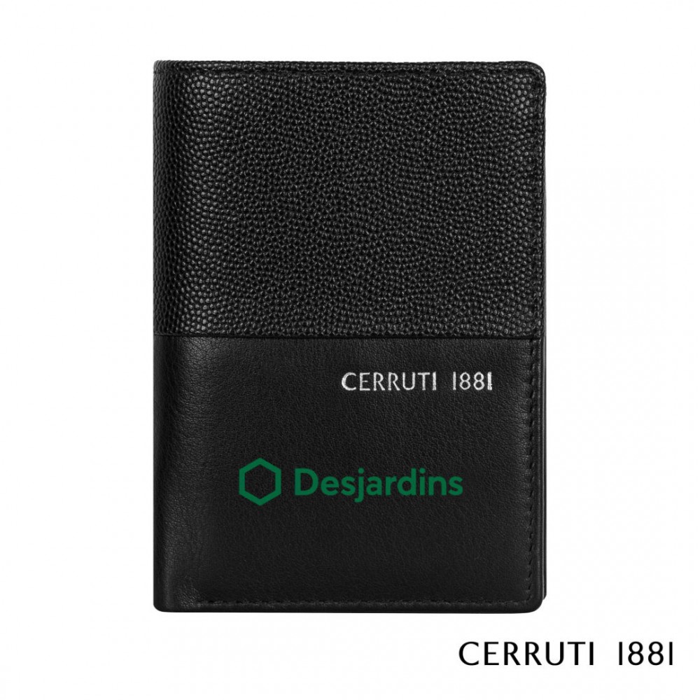 Cerruti 1881 Oxford Card Holder w/Flap with Logo
