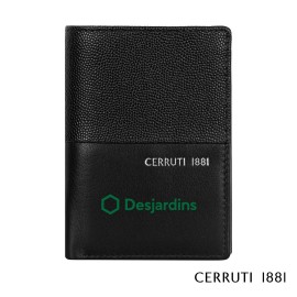 Cerruti 1881 Oxford Card Holder w/Flap with Logo