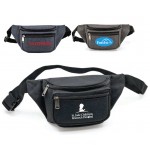 Promotional Premium Heathered Three Pocket Fanny Pack ( Pls Also See #2103 )