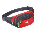 4 Zippered Pockets Deluxe Fanny Pack Custom Imprinted