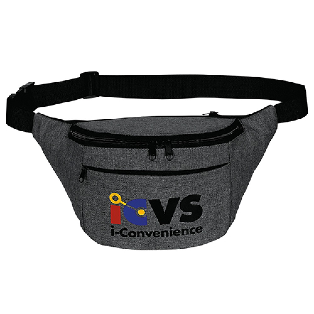Customized Urb-Line Three zippered Fanny Pack
